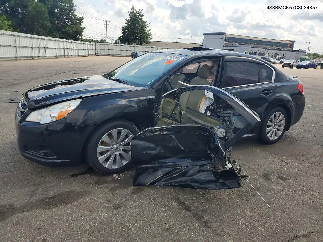 2012 Subaru Legacy 2.5I Limited VIN: 4S3BMCK67C3034357 Lot: 61623006