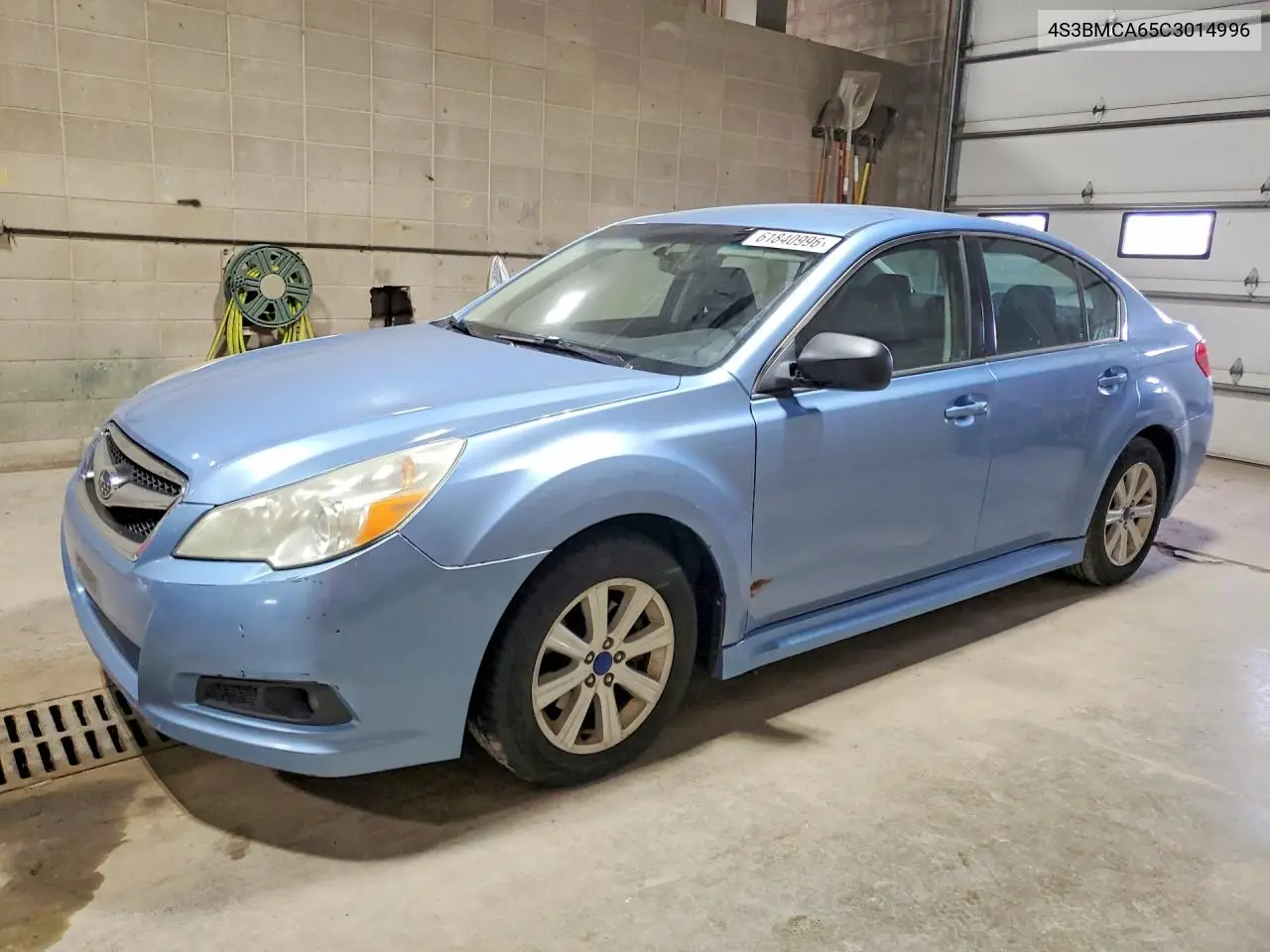 2012 Subaru Legacy 2.5I VIN: 4S3BMCA65C3014996 Lot: 61840996
