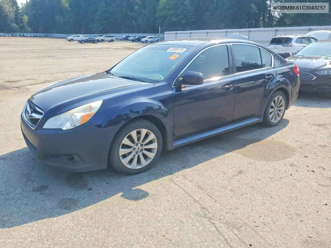 2012 Subaru Legacy 2.5I Limited VIN: 4S3BMBK61C3043257 Lot: 62099176