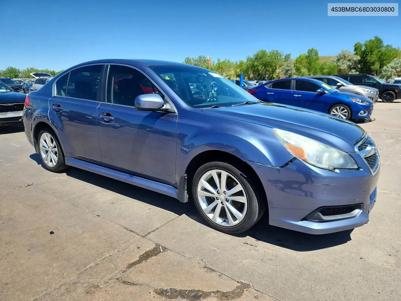 2013 Subaru Legacy 2.5I Premium VIN: 4S3BMBC68D3030800 Lot: 56732786