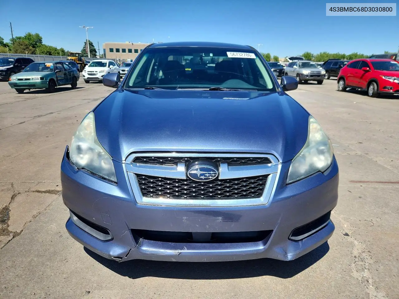 2013 Subaru Legacy 2.5I Premium VIN: 4S3BMBC68D3030800 Lot: 56732786