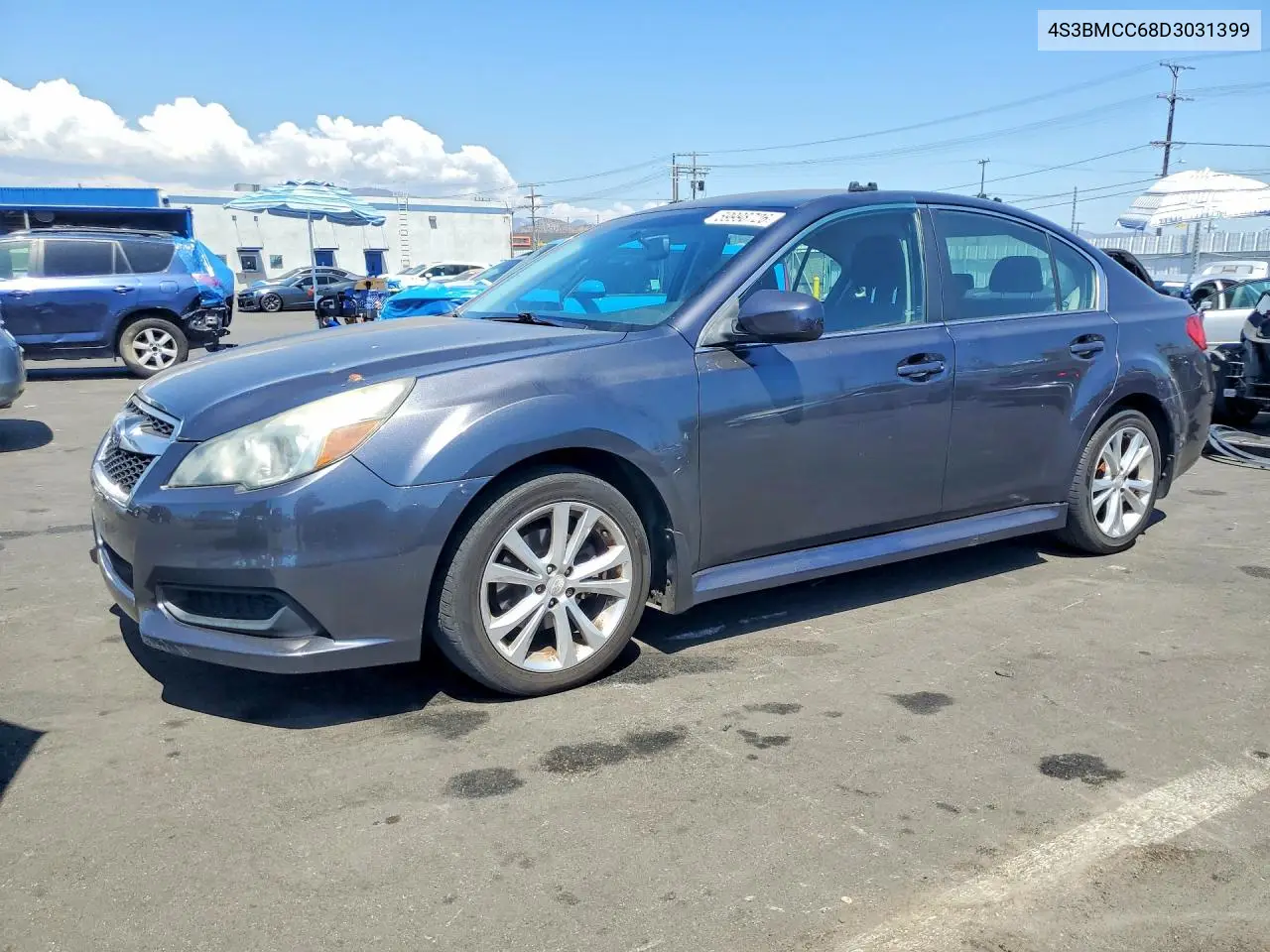 2013 Subaru Legacy 2.5I Premium VIN: 4S3BMCC68D3031399 Lot: 59998726