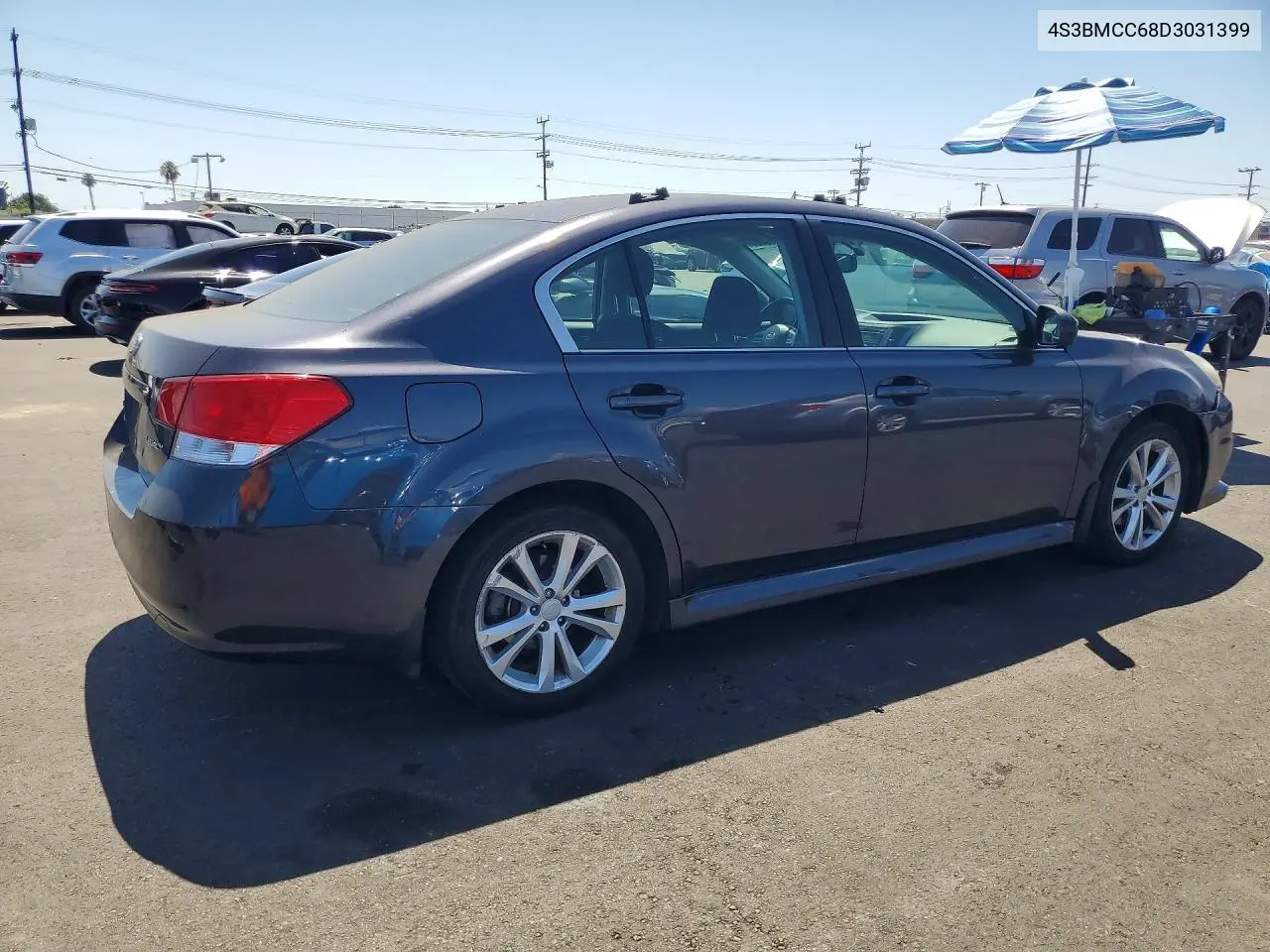 2013 Subaru Legacy 2.5I Premium VIN: 4S3BMCC68D3031399 Lot: 59998726
