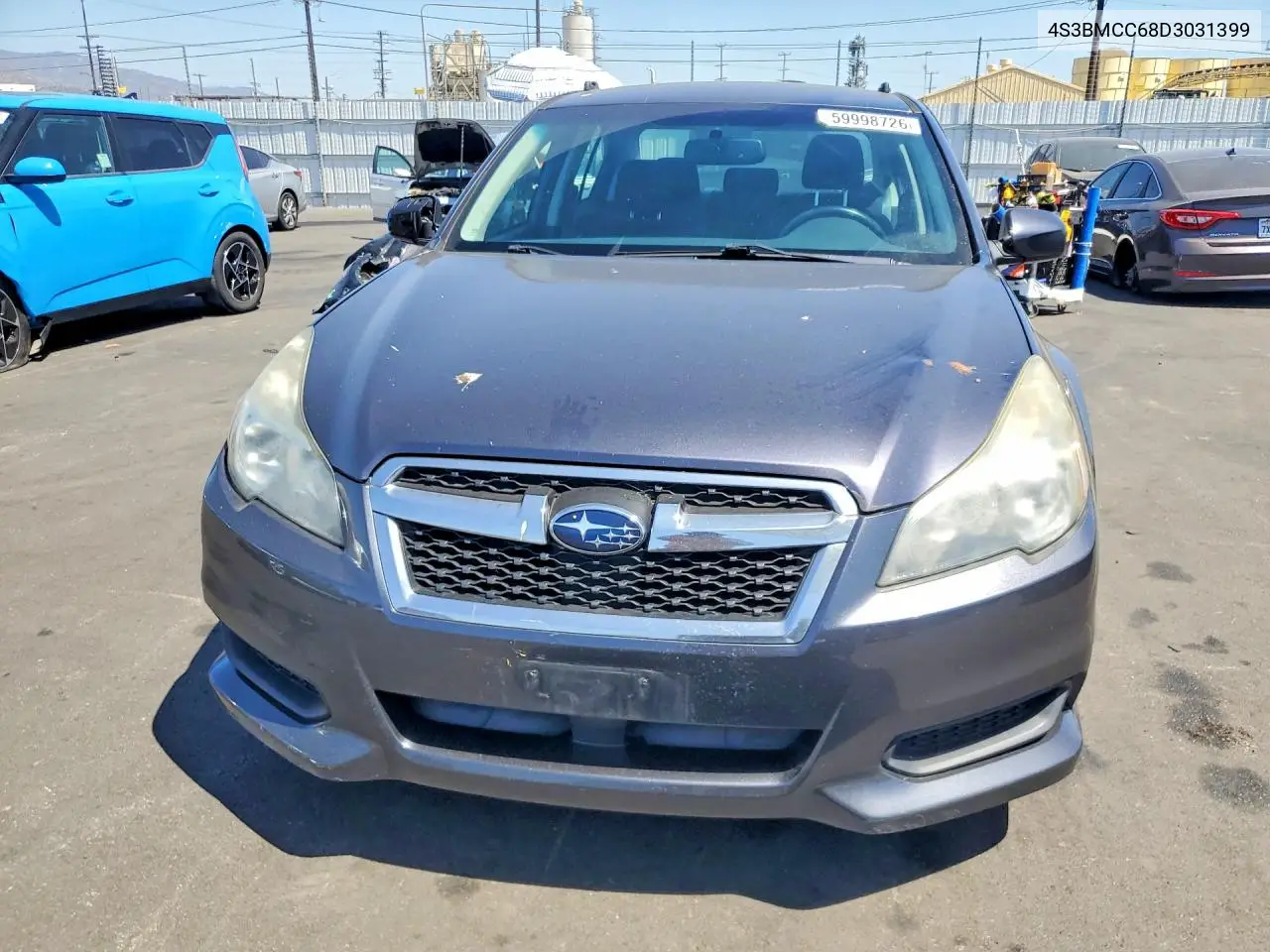 2013 Subaru Legacy 2.5I Premium VIN: 4S3BMCC68D3031399 Lot: 59998726