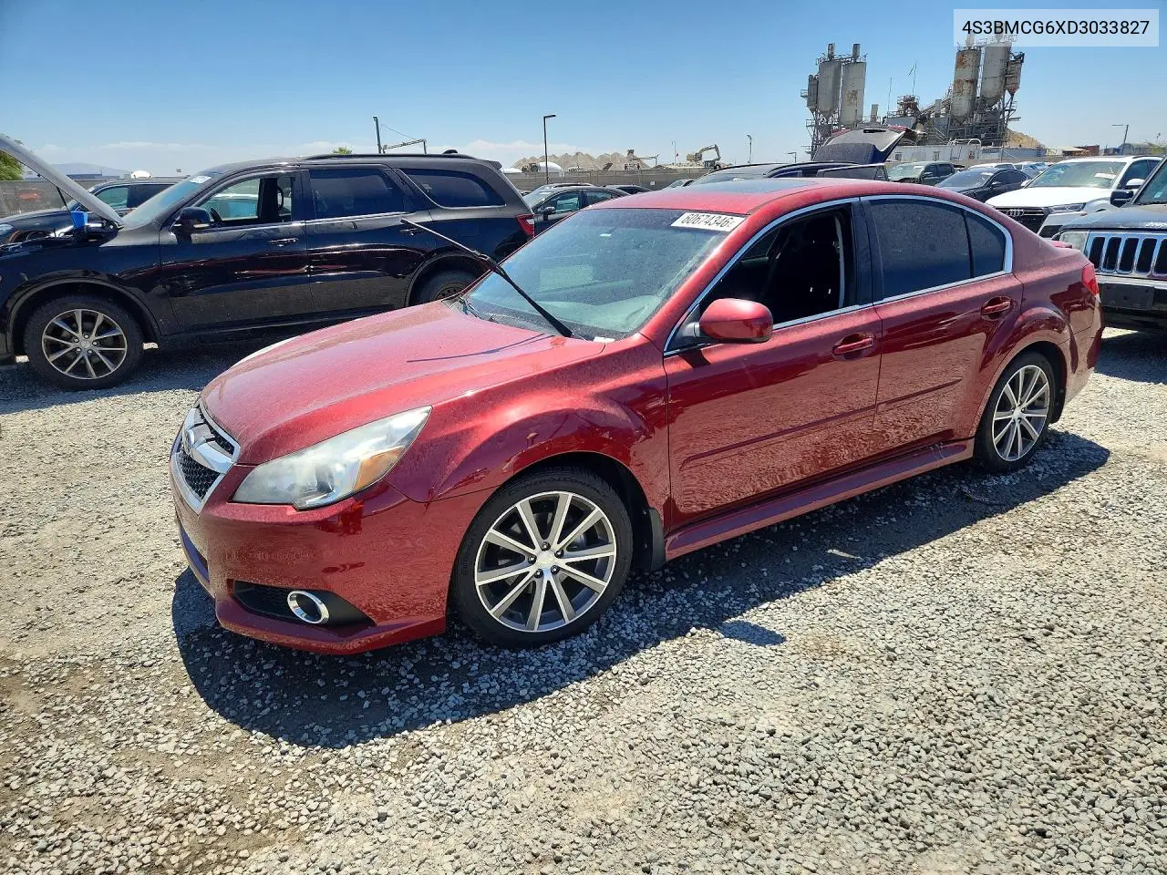 2013 Subaru Legacy 2.5I Premium VIN: 4S3BMCG6XD3033827 Lot: 60674346
