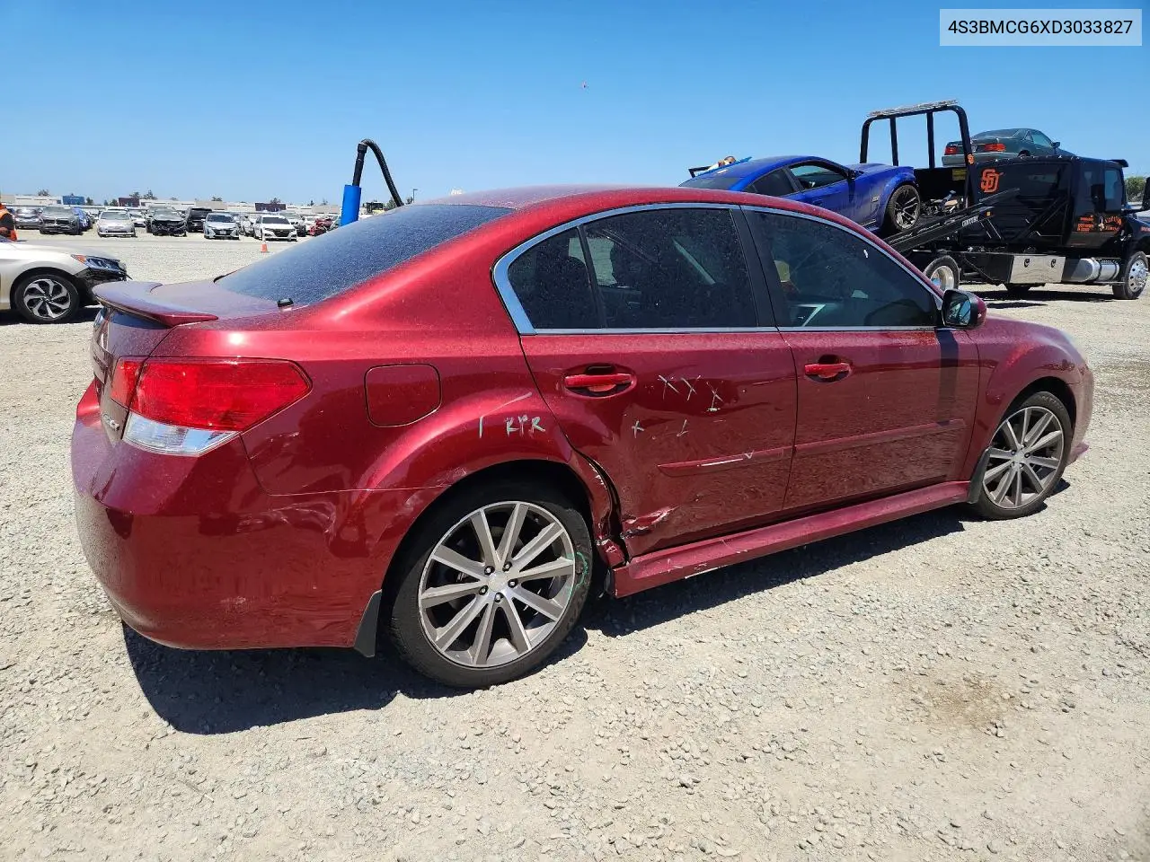 2013 Subaru Legacy 2.5I Premium VIN: 4S3BMCG6XD3033827 Lot: 60674346