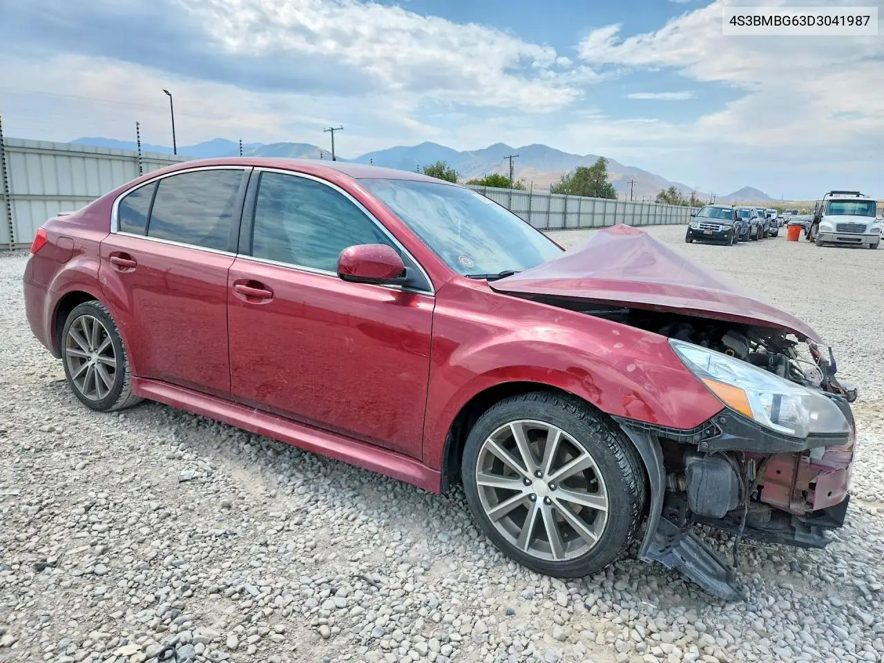 2013 Subaru Legacy 2.5I Premium VIN: 4S3BMBG63D3041987 Lot: 60819326