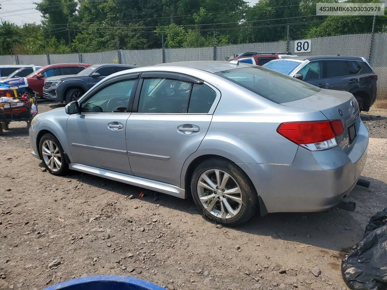 2013 Subaru Legacy 2.5I Limited VIN: 4S3BMBK63D3030978 Lot: 60954666