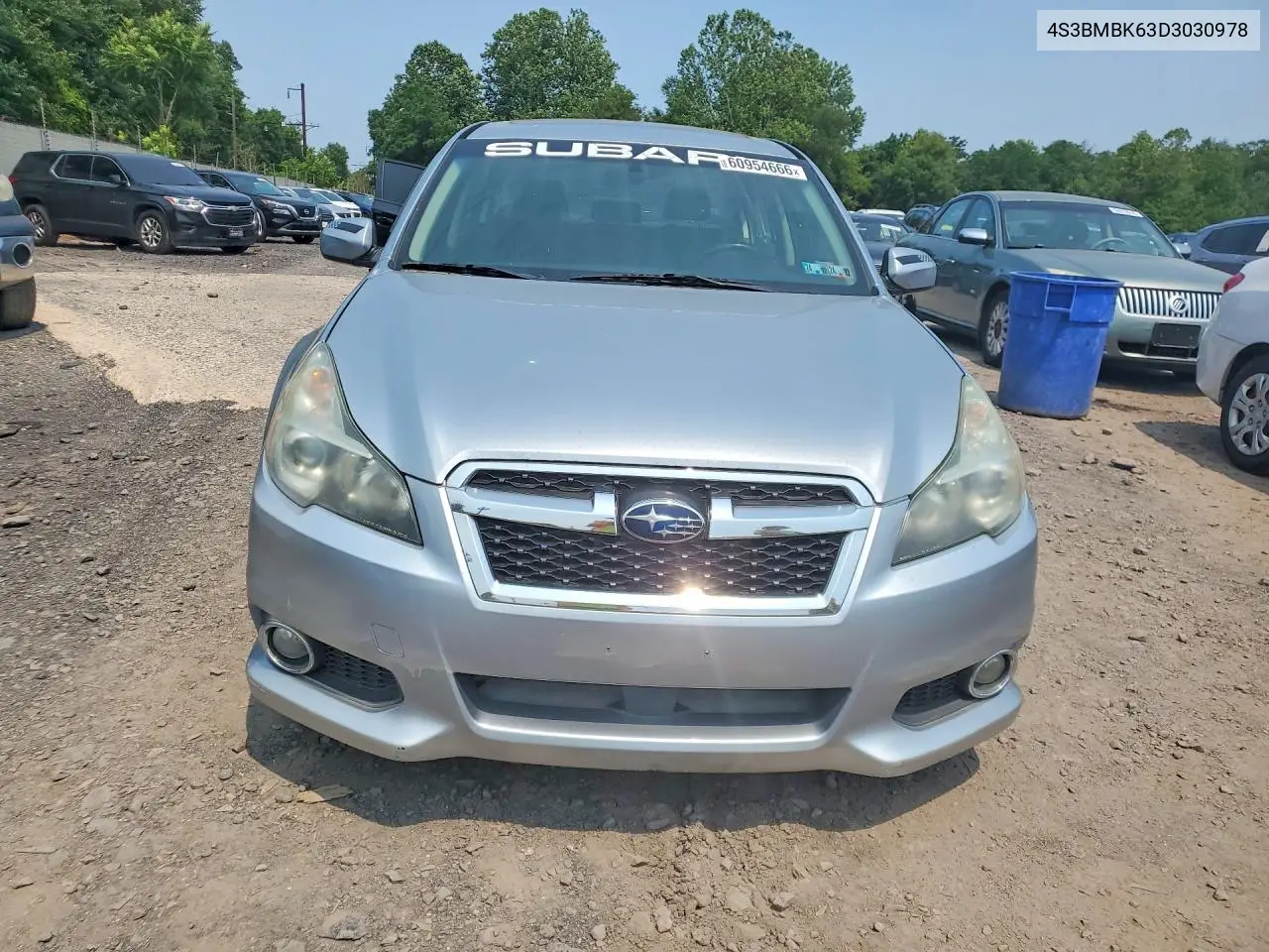 2013 Subaru Legacy 2.5I Limited VIN: 4S3BMBK63D3030978 Lot: 60954666