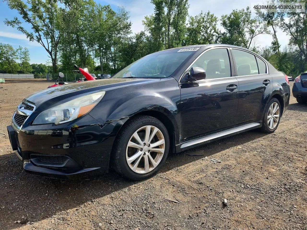 2013 Subaru Legacy 2.5I Premium VIN: 4S3BMBC64D3026713 Lot: 61225136