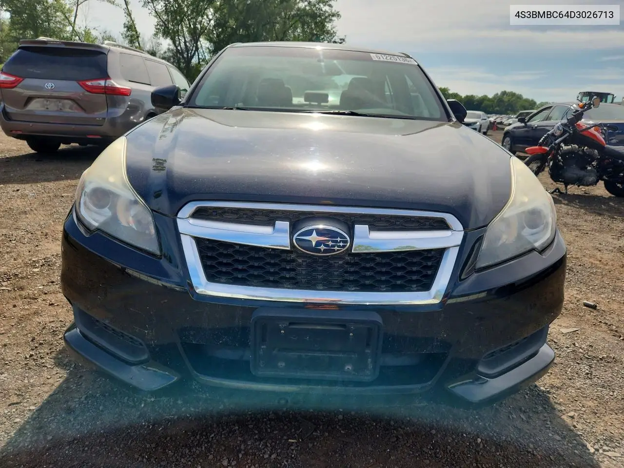 2013 Subaru Legacy 2.5I Premium VIN: 4S3BMBC64D3026713 Lot: 61225136