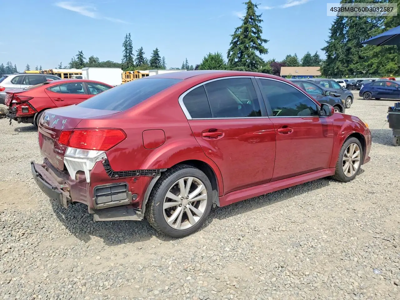 2013 Subaru Legacy 2.5I Premium VIN: 4S3BMBC60D3032587 Lot: 61415646