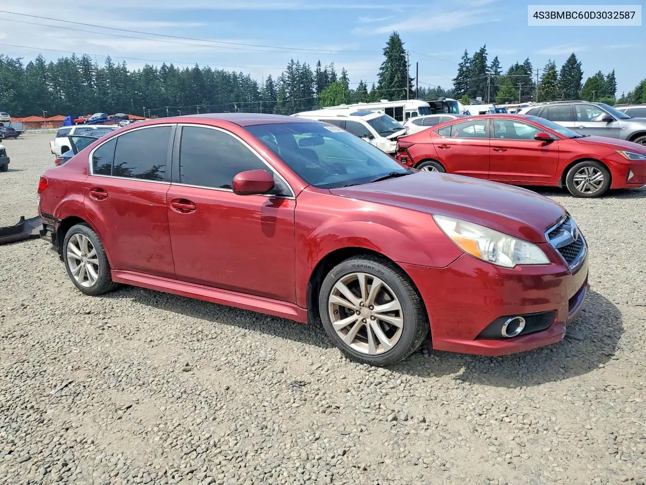 2013 Subaru Legacy 2.5I Premium VIN: 4S3BMBC60D3032587 Lot: 61415646