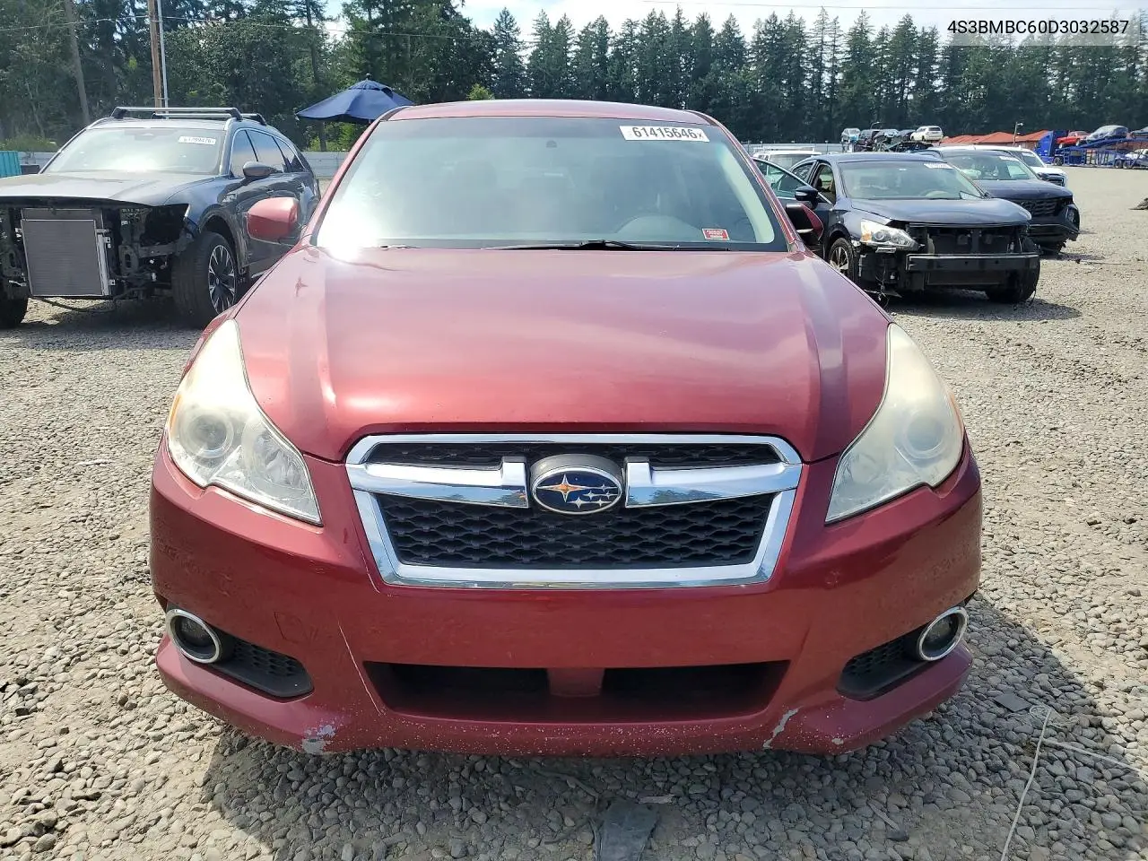 2013 Subaru Legacy 2.5I Premium VIN: 4S3BMBC60D3032587 Lot: 61415646