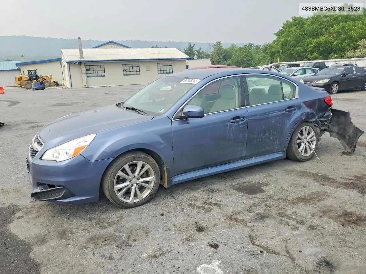 2013 Subaru Legacy 2.5I Premium VIN: 4S3BMBC6XD3013528 Lot: 61446716