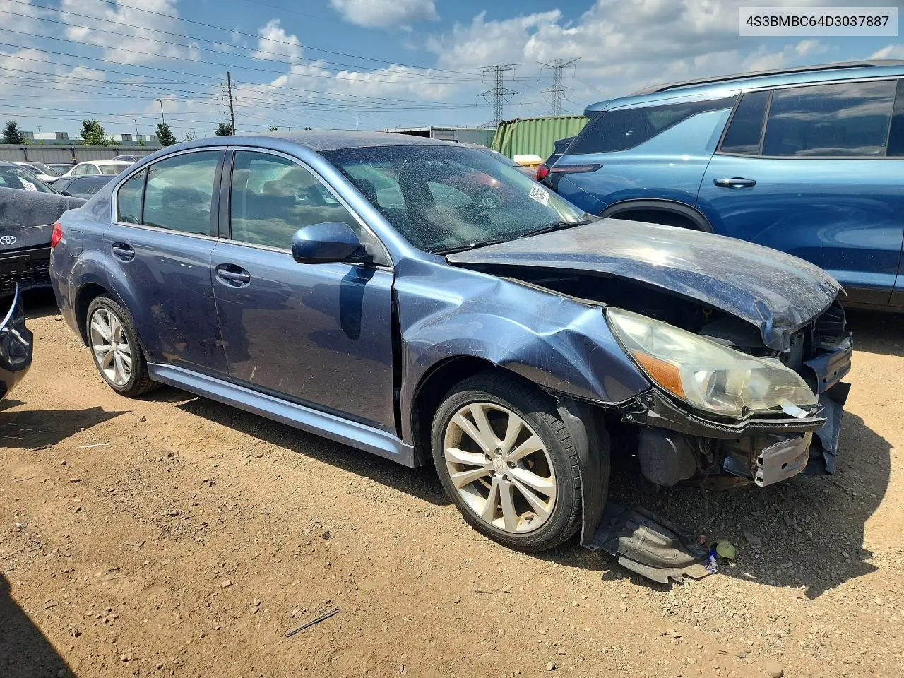 2013 Subaru Legacy 2.5I Premium VIN: 4S3BMBC64D3037887 Lot: 61534536
