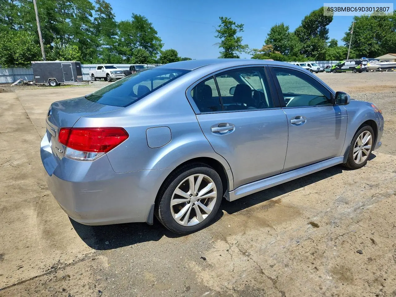 2013 Subaru Legacy 2.5I Premium VIN: 4S3BMBC69D3012807 Lot: 61725396