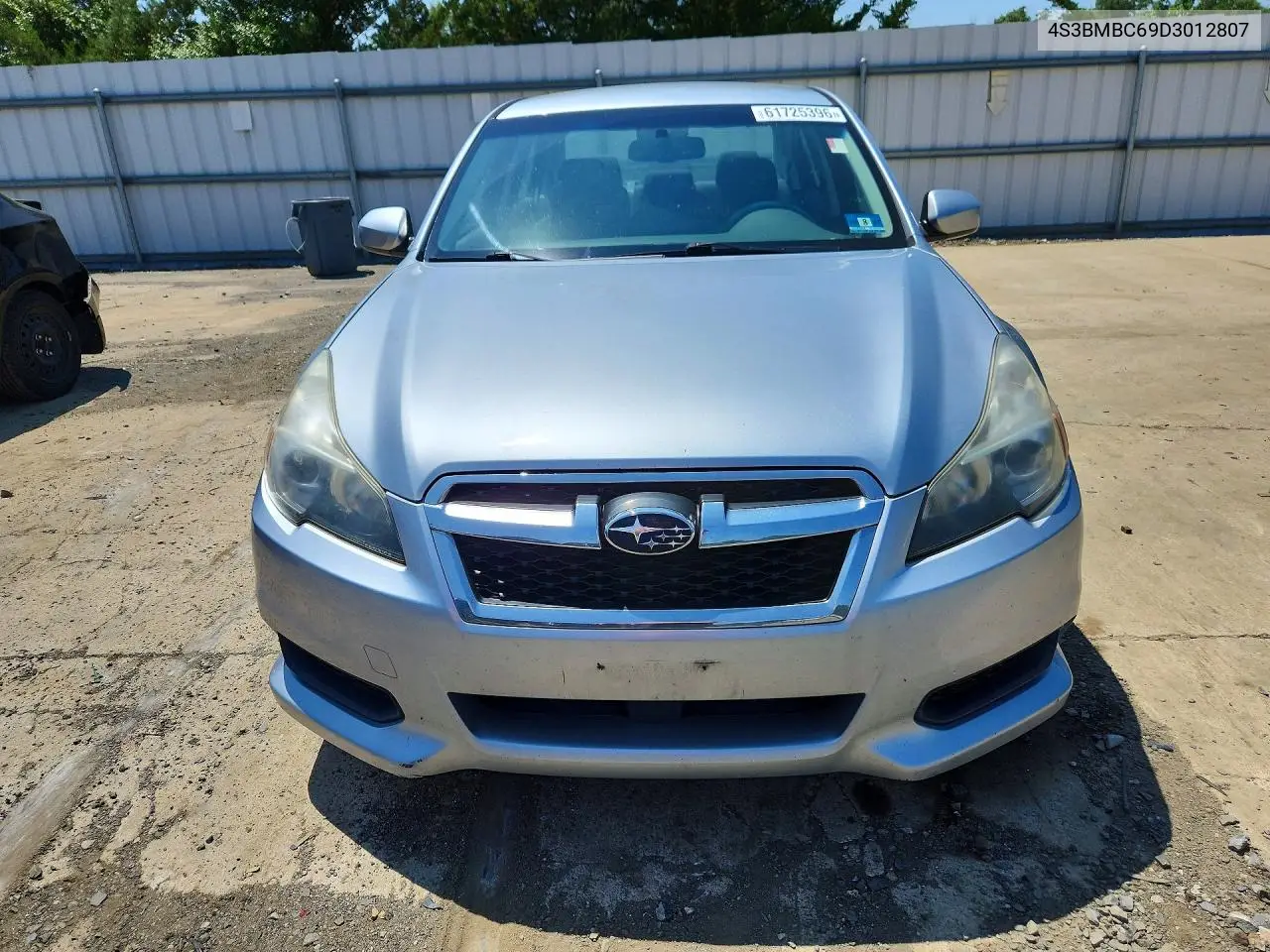 2013 Subaru Legacy 2.5I Premium VIN: 4S3BMBC69D3012807 Lot: 61725396
