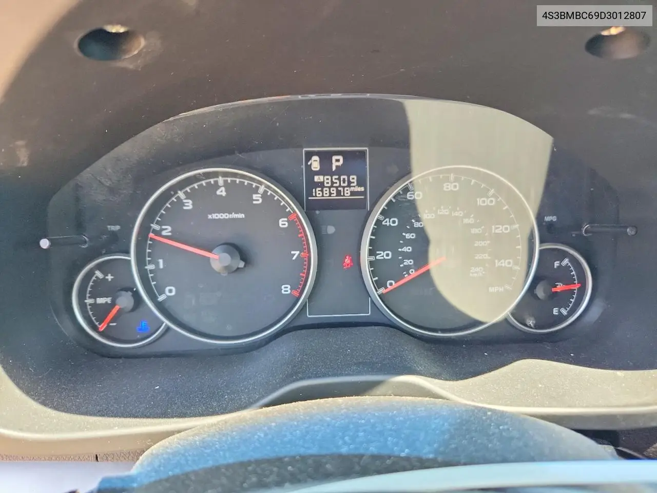 2013 Subaru Legacy 2.5I Premium VIN: 4S3BMBC69D3012807 Lot: 61725396