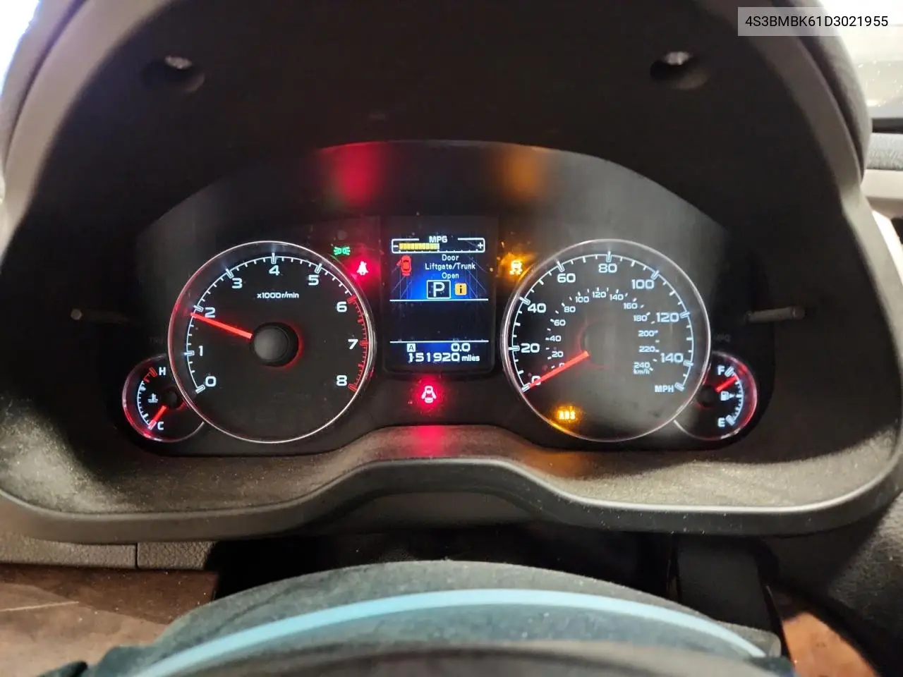 4S3BMBK61D3021955 2013 Subaru Legacy 2.5I Limited