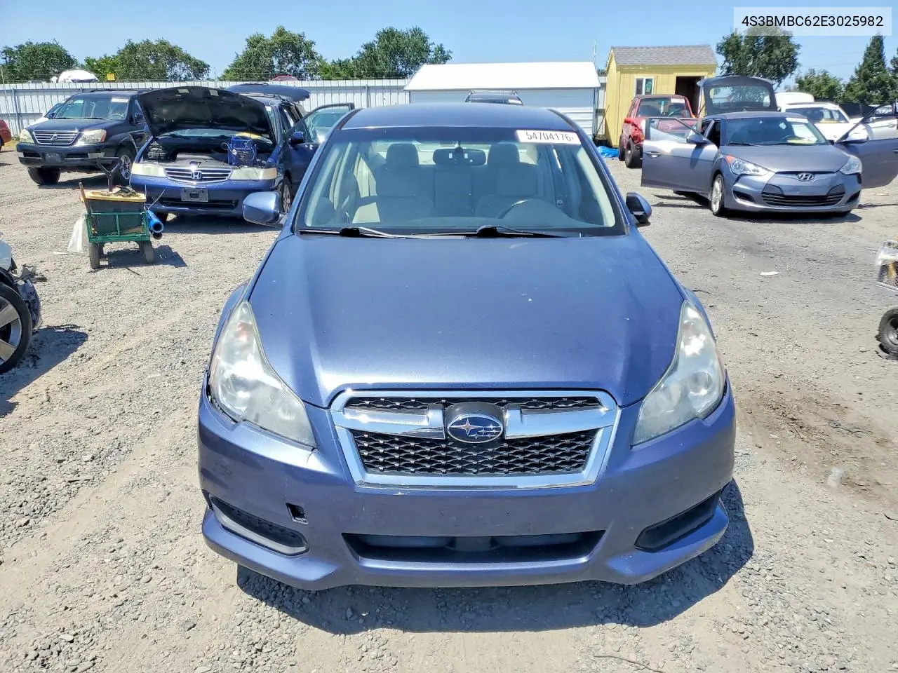 2014 Subaru Legacy 2.5I Premium VIN: 4S3BMBC62E3025982 Lot: 54704176