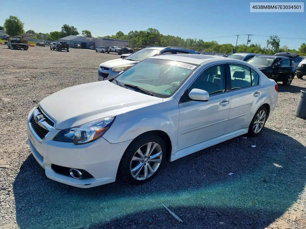 2014 Subaru Legacy 2.5I Limited VIN: 4S3BMBM67E3034501 Lot: 55343016