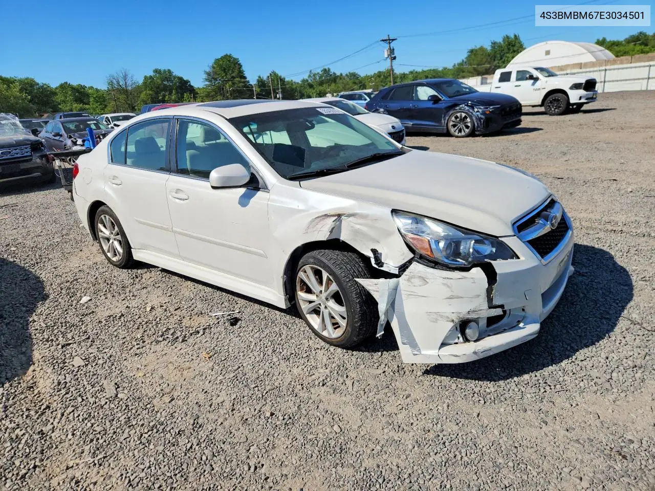 2014 Subaru Legacy 2.5I Limited VIN: 4S3BMBM67E3034501 Lot: 55343016