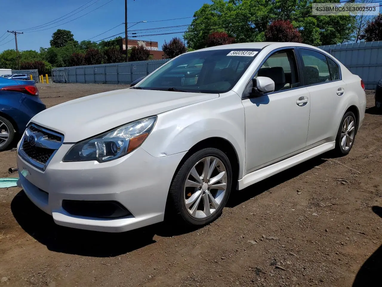 2014 Subaru Legacy 2.5I Premium VIN: 4S3BMBC63E3002503 Lot: 56028316