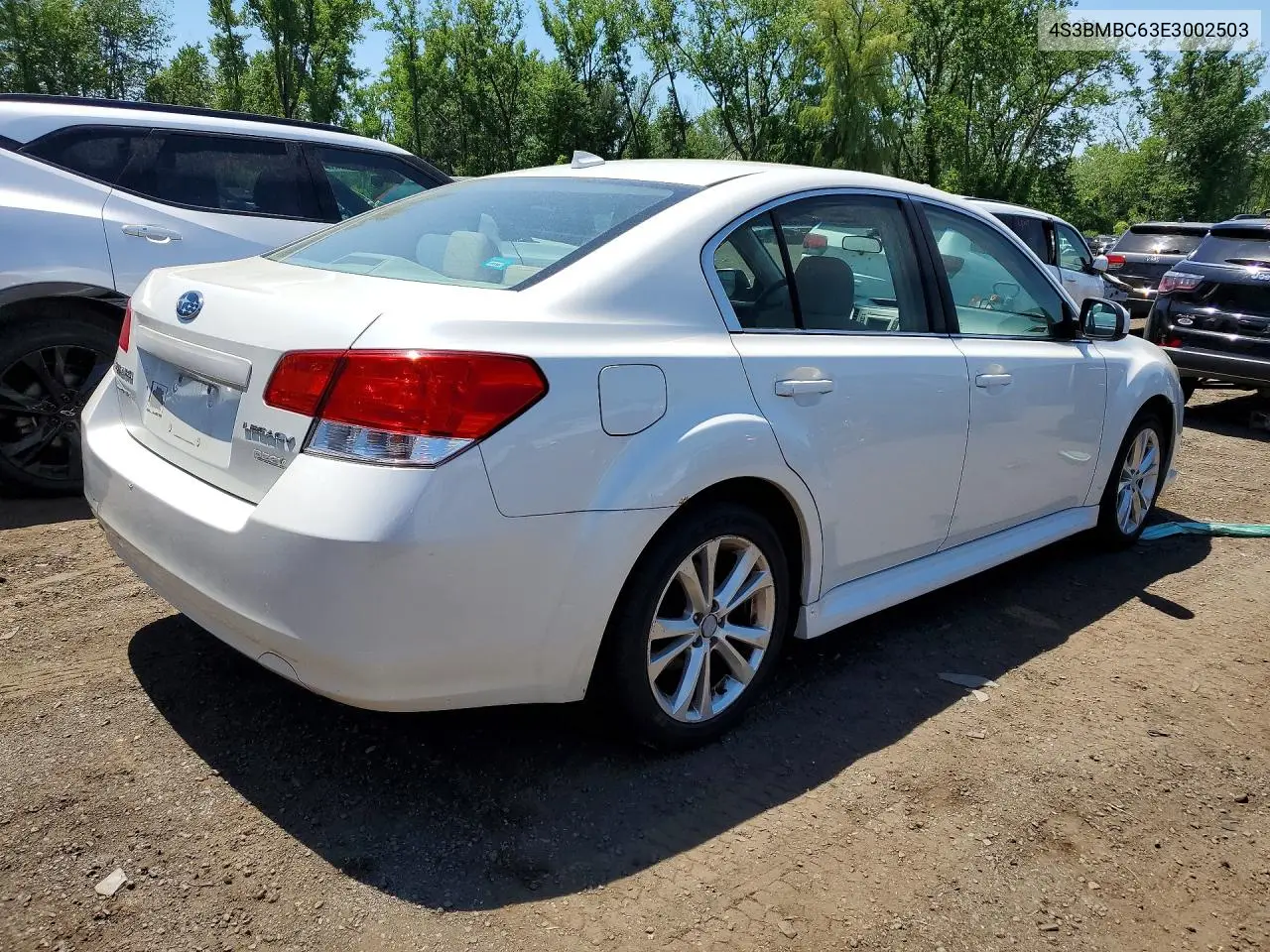 2014 Subaru Legacy 2.5I Premium VIN: 4S3BMBC63E3002503 Lot: 56028316