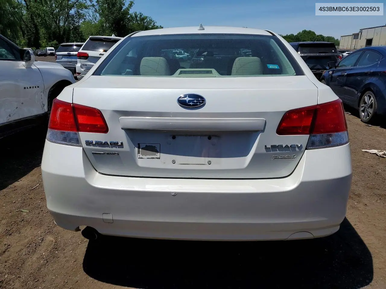2014 Subaru Legacy 2.5I Premium VIN: 4S3BMBC63E3002503 Lot: 56028316