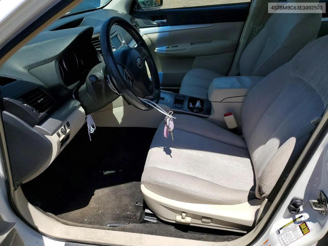 2014 Subaru Legacy 2.5I Premium VIN: 4S3BMBC63E3002503 Lot: 56028316