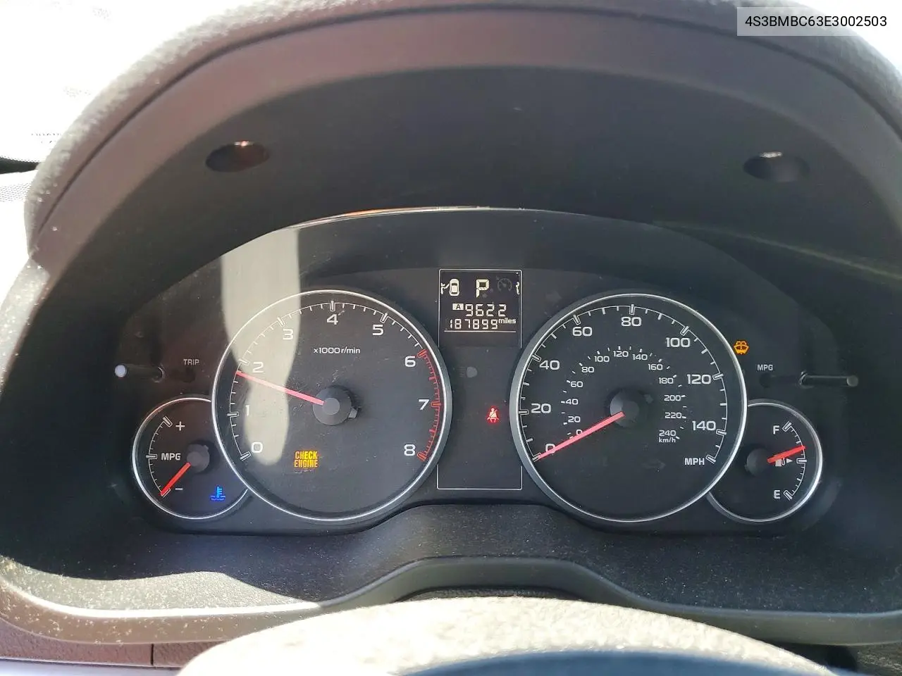 2014 Subaru Legacy 2.5I Premium VIN: 4S3BMBC63E3002503 Lot: 56028316