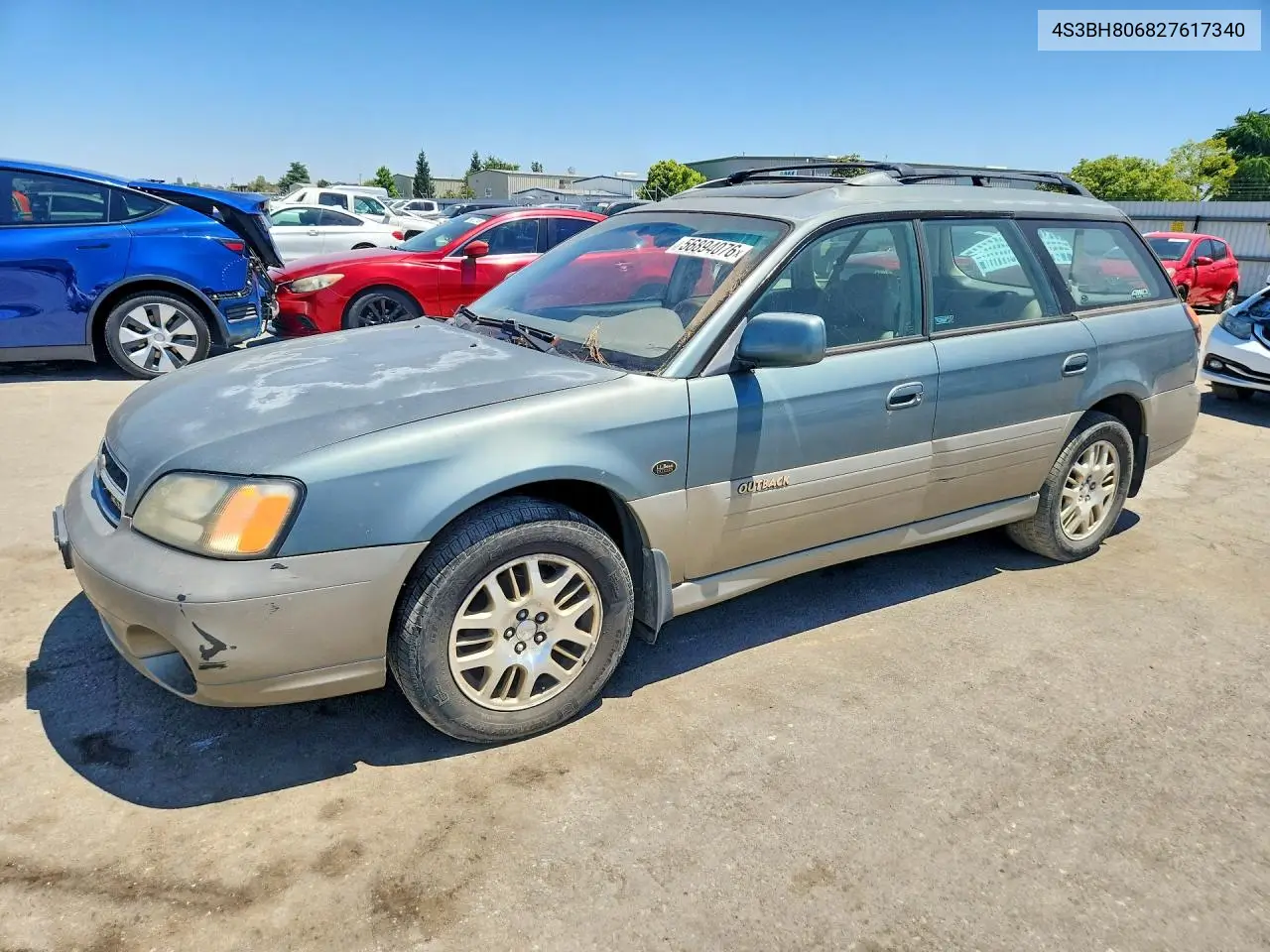 2014 Subaru Outback VIN: 4S3BH806827617340 Lot: 56894076