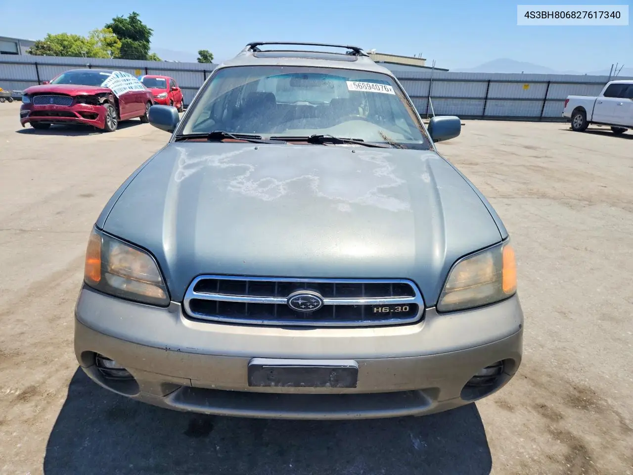 2014 Subaru Outback VIN: 4S3BH806827617340 Lot: 56894076