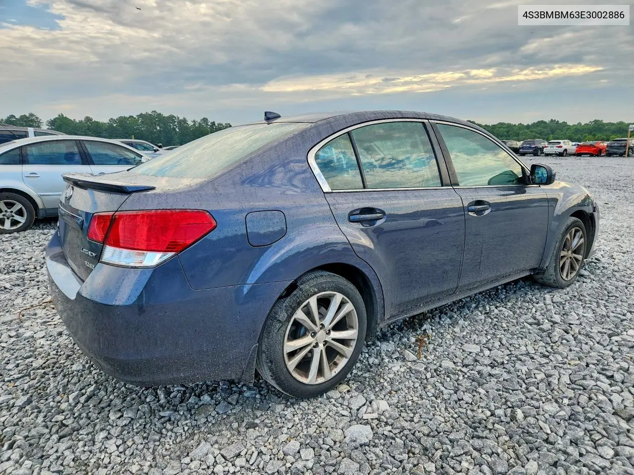 2014 Subaru Legacy 2.5I Limited VIN: 4S3BMBM63E3002886 Lot: 59325336