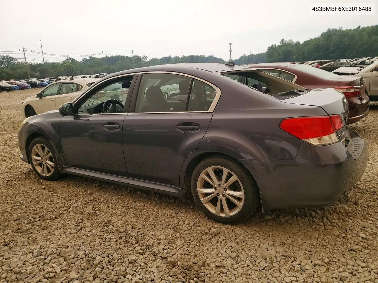 2014 Subaru Legacy 2.5I Premium VIN: 4S3BMBF6XE3016488 Lot: 61228736