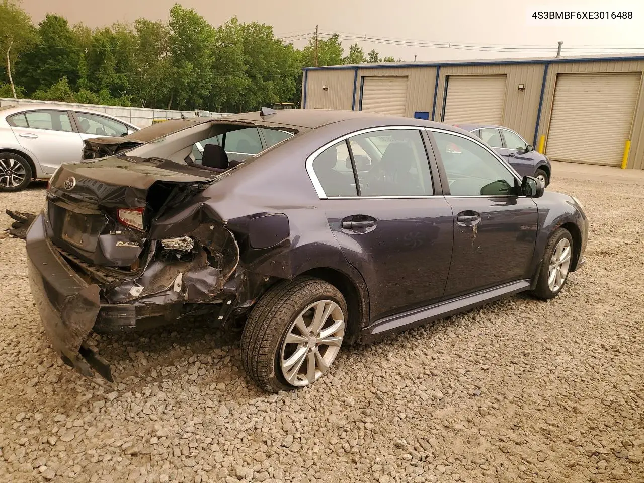 2014 Subaru Legacy 2.5I Premium VIN: 4S3BMBF6XE3016488 Lot: 61228736