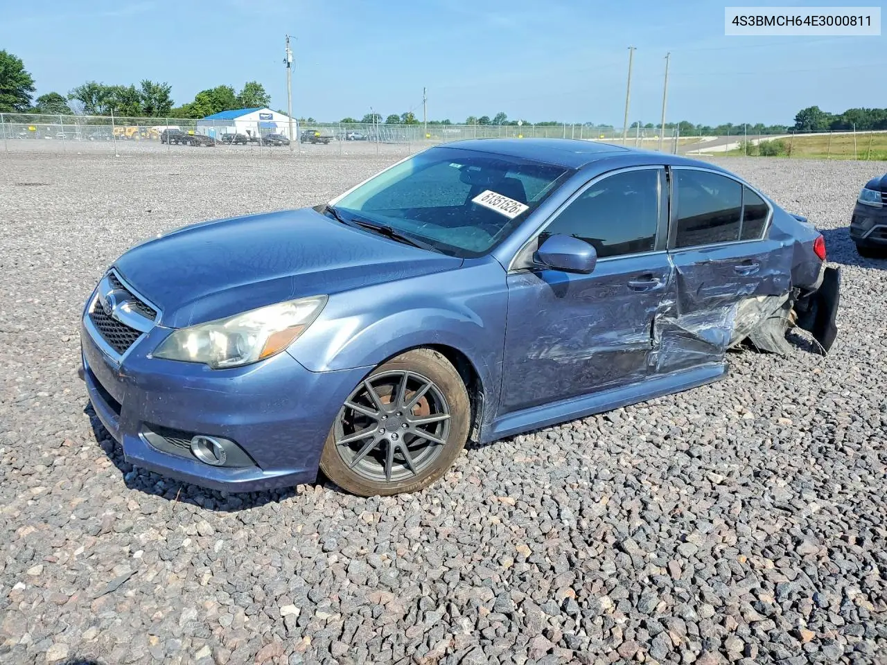 2014 Subaru Legacy 2.5I Sport VIN: 4S3BMCH64E3000811 Lot: 61351526