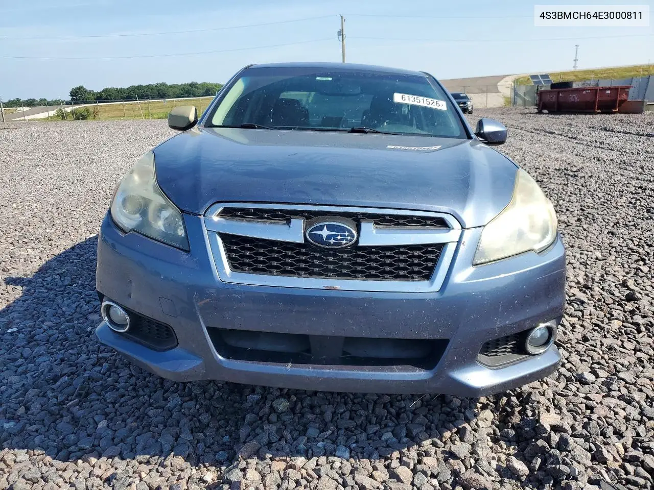2014 Subaru Legacy 2.5I Sport VIN: 4S3BMCH64E3000811 Lot: 61351526