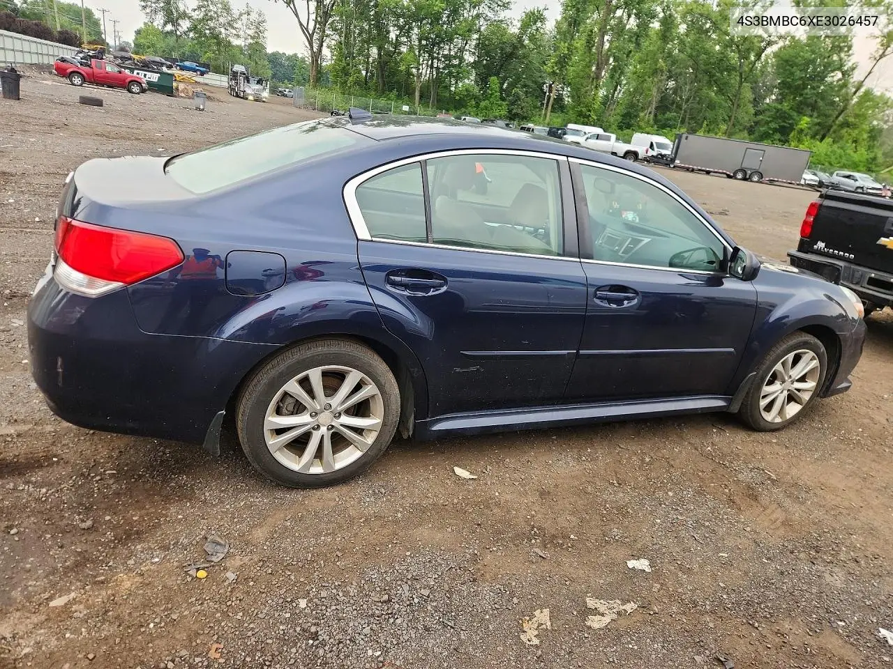 4S3BMBC6XE3026457 2014 Subaru Legacy 2.5I Premium