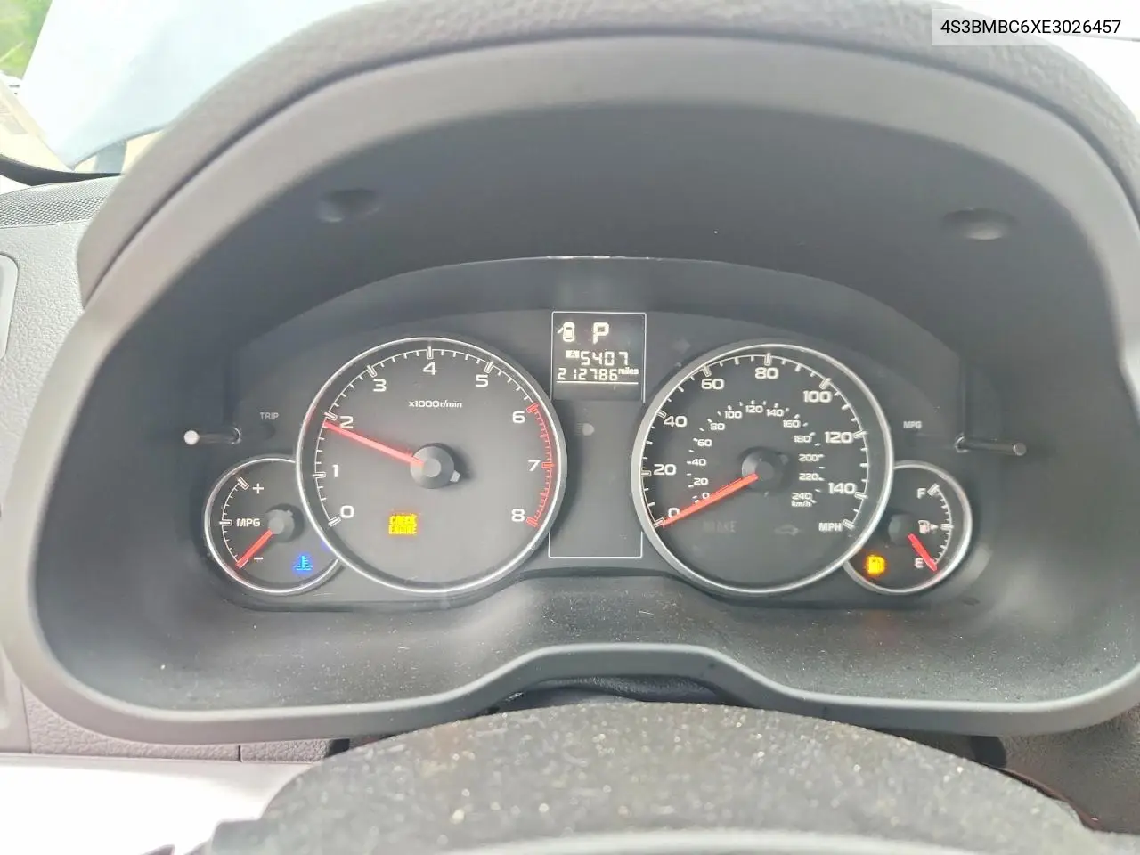 4S3BMBC6XE3026457 2014 Subaru Legacy 2.5I Premium