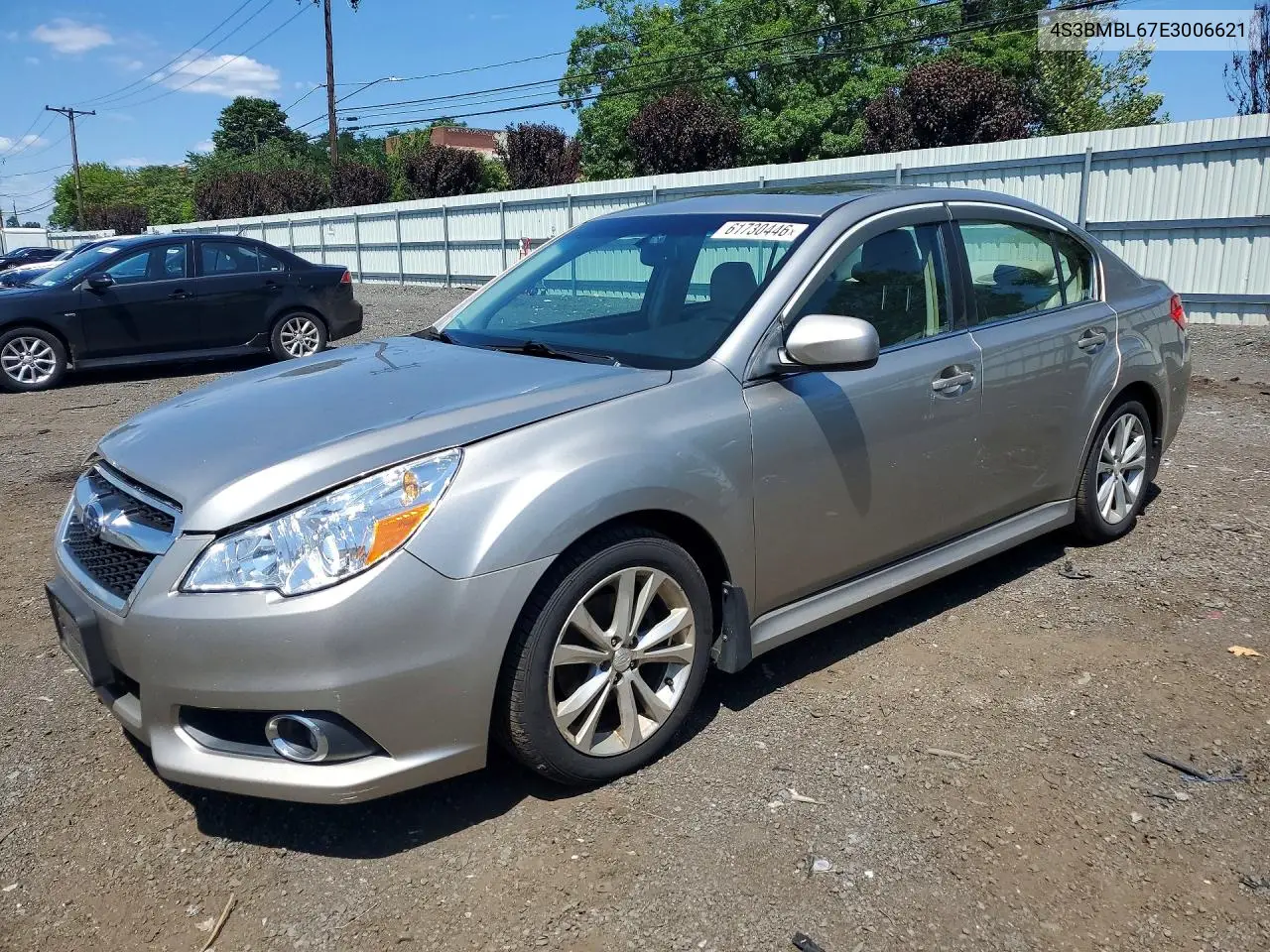 2014 Subaru Legacy 2.5I Limited VIN: 4S3BMBL67E3006621 Lot: 61730446