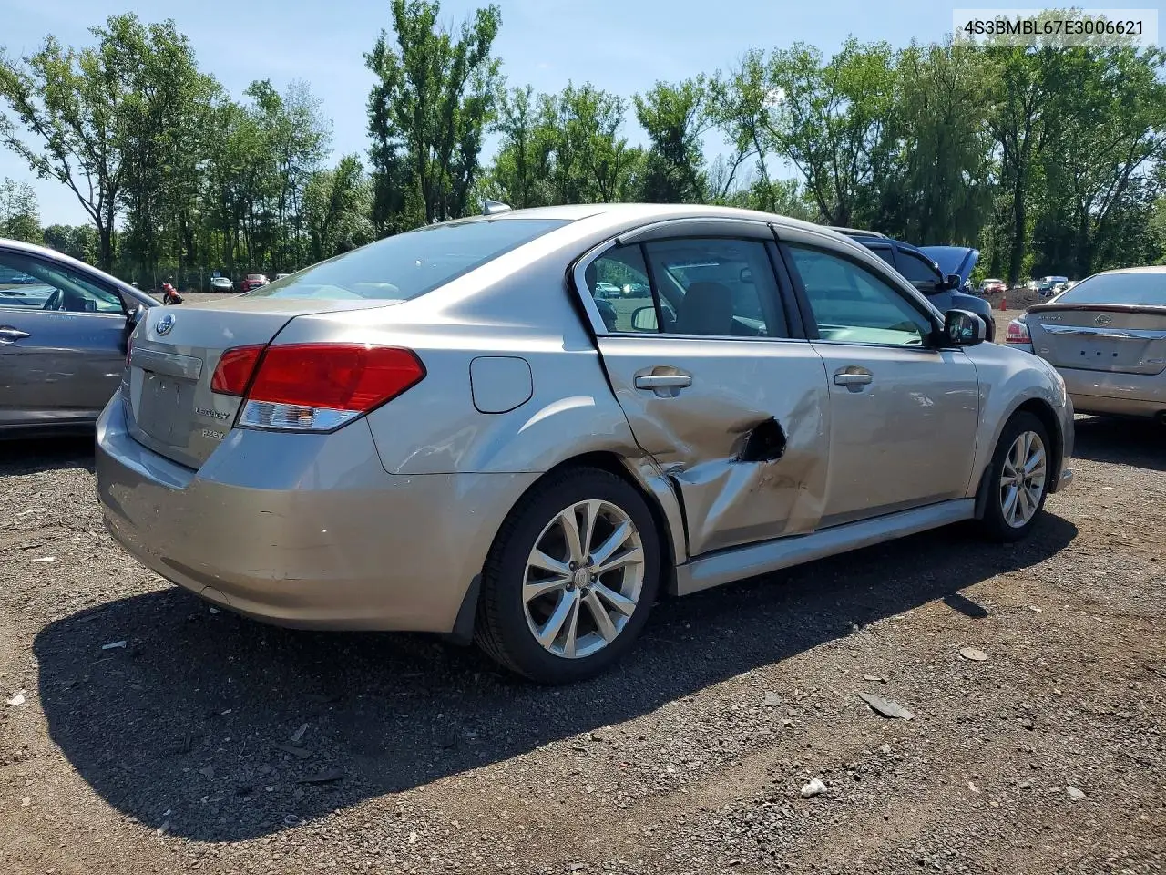 2014 Subaru Legacy 2.5I Limited VIN: 4S3BMBL67E3006621 Lot: 61730446