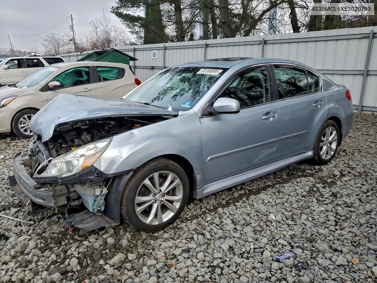4S3BMCL6XE3020793 2014 Subaru Legacy 2.5I Limited
