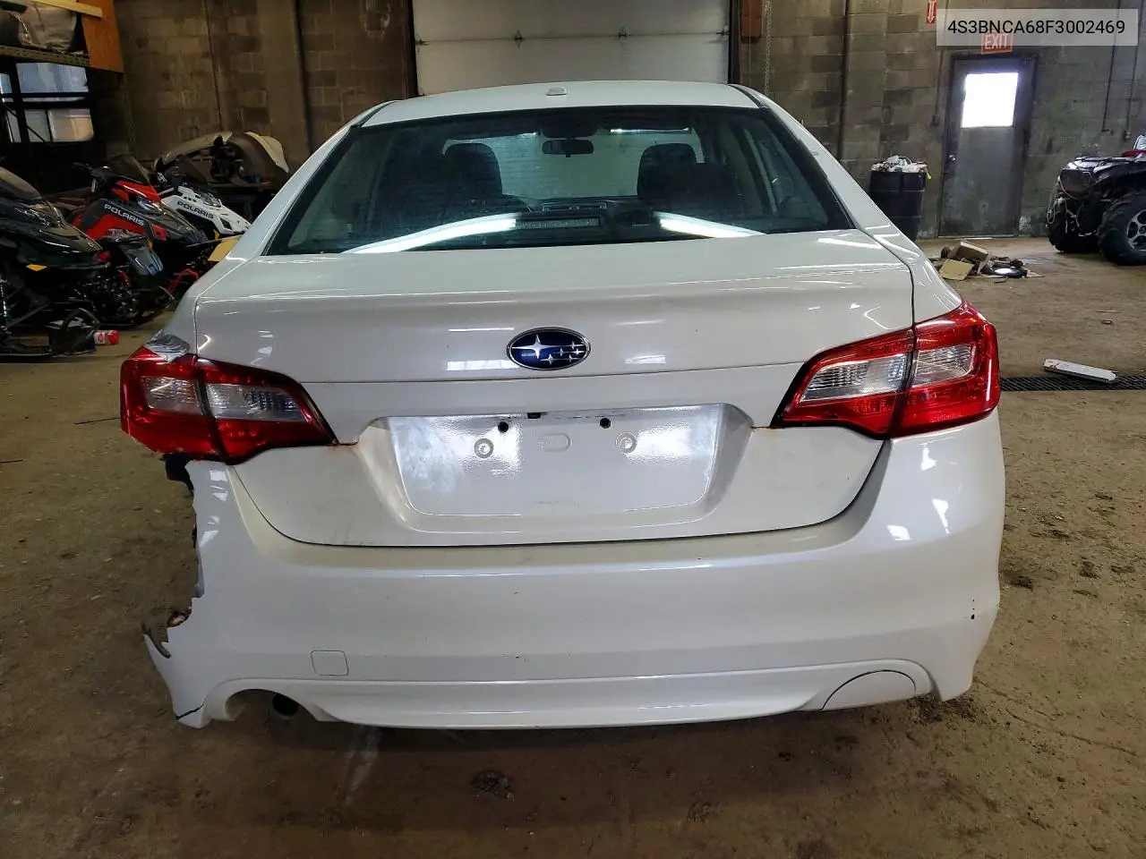 2015 Subaru Legacy 2.5I VIN: 4S3BNCA68F3002469 Lot: 52221446