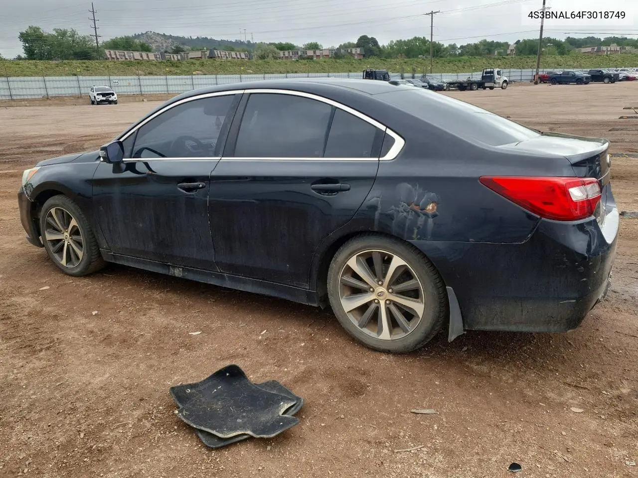 2015 Subaru Legacy 2.5I Limited VIN: 4S3BNAL64F3018749 Lot: 55451706