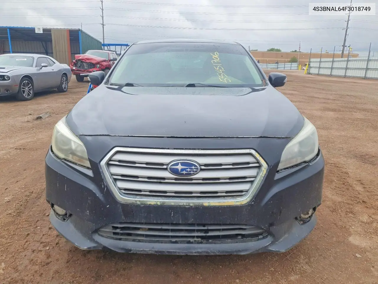 2015 Subaru Legacy 2.5I Limited VIN: 4S3BNAL64F3018749 Lot: 55451706