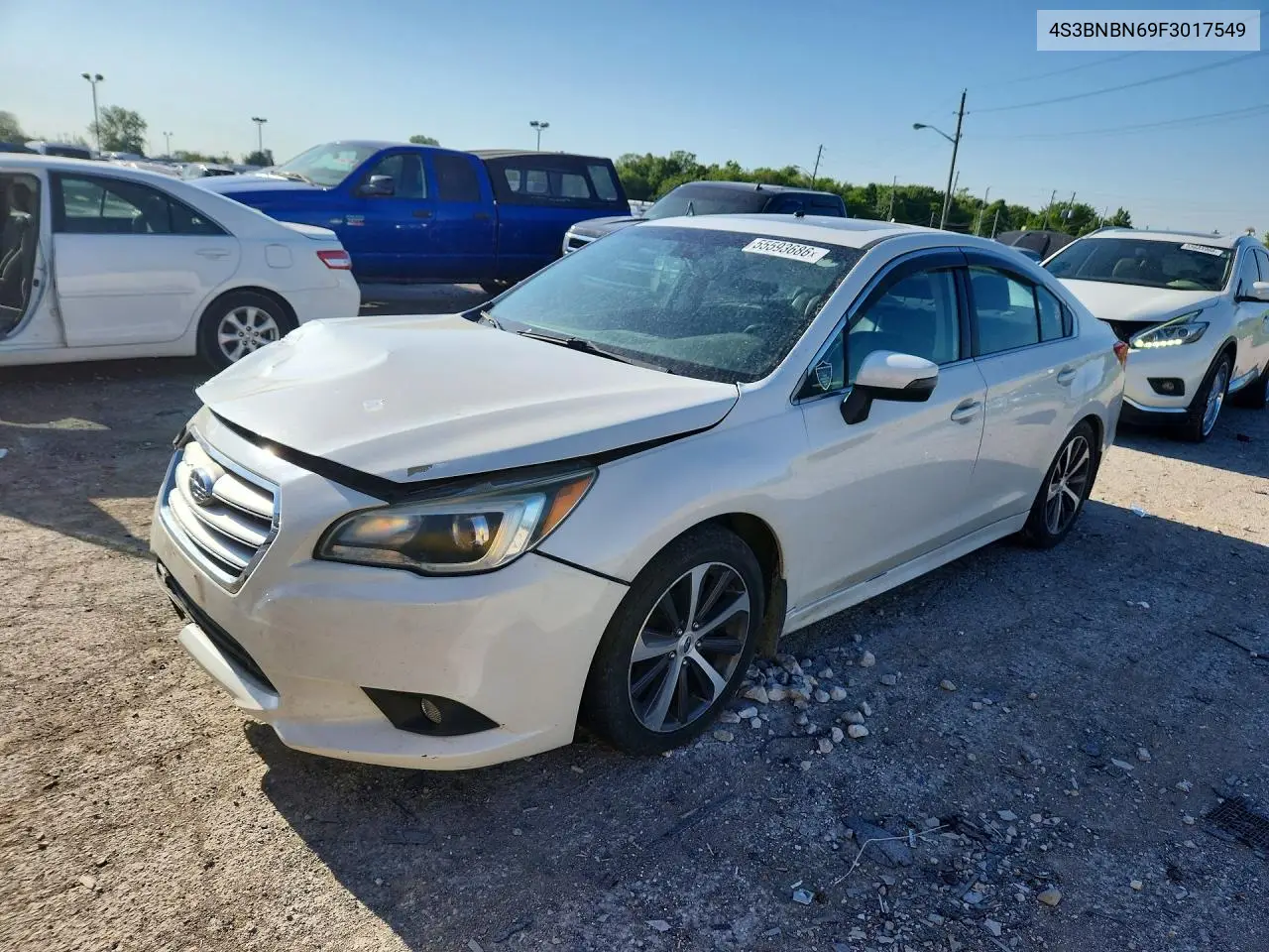 2015 Subaru Legacy 2.5I Limited VIN: 4S3BNBN69F3017549 Lot: 55593686
