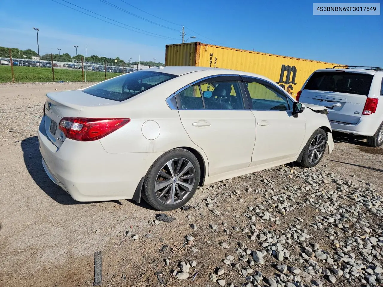 2015 Subaru Legacy 2.5I Limited VIN: 4S3BNBN69F3017549 Lot: 55593686