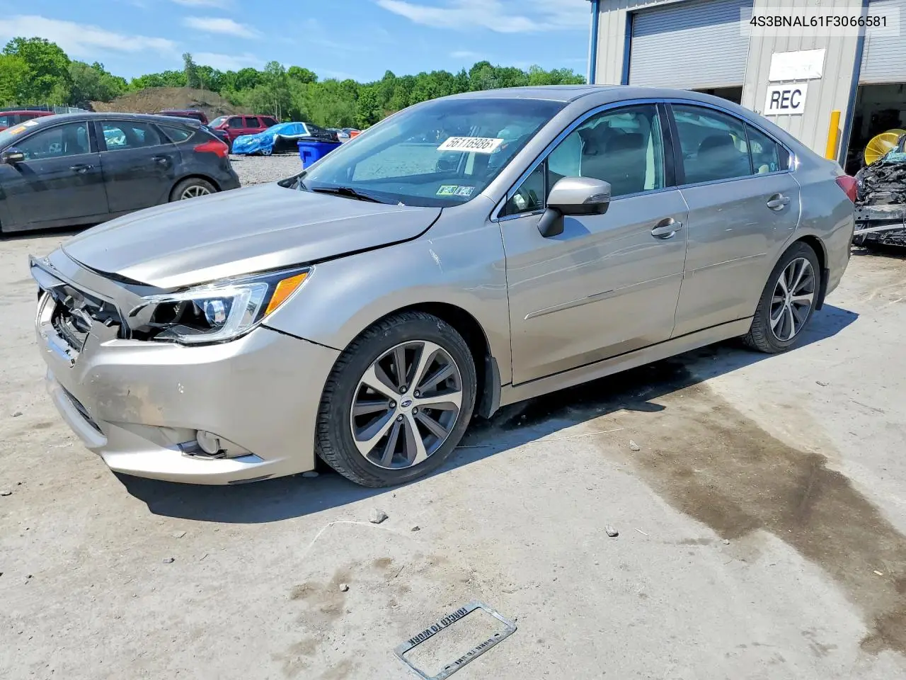 2015 Subaru Legacy 2.5I Limited VIN: 4S3BNAL61F3066581 Lot: 56116986